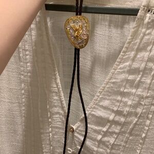 Vintage two-tone Eagle Bolo - Unisex